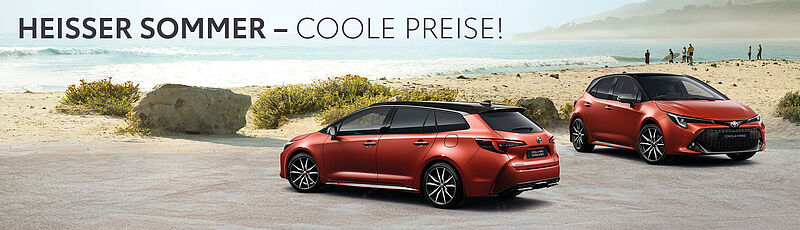 Jetzt erleben! Der Corolla zum Sommerleasing!